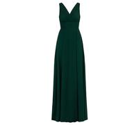 Kraimod Women's Abendkleider mit V-Ausschnitt vorne und Rückenausschnitt hinten Special Occasion Dress, dunkelgrün, 32