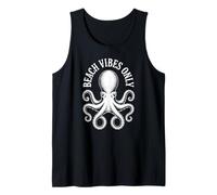 Kraken Octopus Beach Theme for Men and Women Tank Top