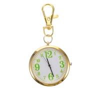 Krankenschwester Taschenuhr Gold mit Schlüsselanhänger, Vintage Stil | Zinklegierung und Glas, Tragbar für Einsatz im Krankenhaus, Einfache Feine Form