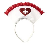 Krankenschwesterhut, Stirnbänder, Halloween-Haarbänder, Cosplay, Haarreifen, Stirnbänder, Festival, Party, Haarschmuck für Mädchen
