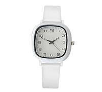 Krankenschwesteruhr, Armbanduhren für Damen, quadratische Zahlen, Silikonband, leicht ablesbar, Schmuckzubehör für Jugendliche und Studenten, Schwarz , Refer to description, Unisex