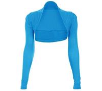 krautwear Damen Bolero Langarm Viskose Stola Bolerojacke Hochzeit Festlich Einfarbig schwarz grau rosa Navy