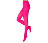 krautwear Damen Mädchen Strumpfhose 60 Denier Karneval Fasching Sport Neon Farben (DE/NL/SE/PL, Alphanumerisch, XXL, Regular, Regular, NeonPink)