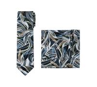 Krawatte OLYMP, Damen, marine, Web, Baumwolle, gemustert, Krawatten (19905256-0) marine