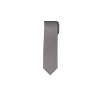 Krawatte OLYMP, Herren, grau (silbergrau), Web, Seide, Krawatten, slim (81038038-0) silbergrau