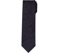 Krawatte OLYMP, Herren, lila (aubergine), Web, Seide, Krawatten, reine Seide, modisches Muster, 6,5 cm (85619165-0) aubergine