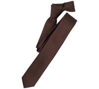 Krawatte - Slim - schmale Breite - mit Seide - braun Venti