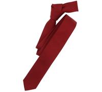 Krawatte - Slim - schmale Breite - mit Seide - Struktur - rot Venti