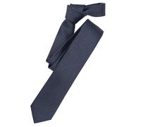 Krawatte VENTI "VENTI Krawatte gemustert", Herren, blau (dunkles mittelblau), 100% Seide, Krawatten (47566932-0) dunkles mittelblau
