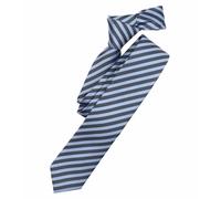 Krawatte VENTI "VENTI Krawatte gestreift", Herren, blau, 100% Seide, Krawatten (17774525-0) blau