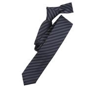 Krawatte VENTI "VENTI Krawatte gestreift", Herren, blau (dunkelblau), 100% Seide, Krawatten (75876008-0) dunkelblau