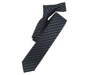 Krawatte VENTI "VENTI Krawatte gestreift", Herren, grün (dunkelgrün), 100% Seide, Krawatten (95022036-0) dunkelgrün
