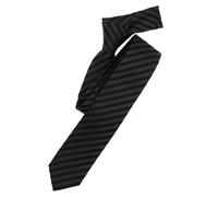 Krawatte VENTI "VENTI Krawatte gestreift", Herren, schwarz, 100% Seide, Krawatten (95612127-0) schwarz