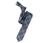 Krawatte VENTI "VENTI Krawatte Print", Herren, blau (graues dunkelblau), 100% Seide, Krawatten (82724448-0) graues dunkelblau