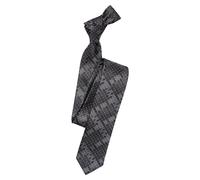 Krawatte VENTI "VENTI Krawatte Print", Herren, grau (dunkelgrau), 100% Seide, Krawatten (68471561-0) dunkelgrau