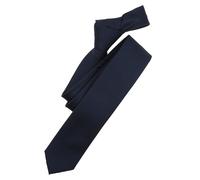 Krawatte VENTI "VENTI Krawatte uni", Herren, blau (dunkelblau), 70% Polyester, 30% Seide, Krawatten (97069457-0) dunkelblau