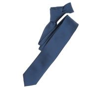 Krawatte VENTI "VENTI Krawatte uni", Herren, blau (dunkles mittelblau), 70% Polyester, 30% Seide, Krawatten (21325105-0) dunkles mittelblau