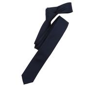 Krawatte VENTI "VENTI Krawatte uni", Herren, blau (graues dunkelblau), 70% Polyester, 30% Seide, Krawatten (66597758-0) graues dunkelblau