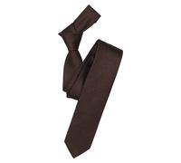 Krawatte VENTI "VENTI Krawatte uni", Herren, braun, 100% Seide, Krawatten (31715765-0) braun