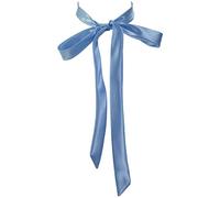 Damen-Fliege, lange Seide, Satin, Selbstbindung/Schleife für T-Shirt, Dekoration, Muttertagsgeschenk, W-B-T1, Hell, blau, Einheitsgröße