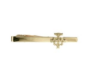 Krawattennadel OSTSEE-SCHMUCK "Ostsee-Schmuck Krawattenhalter Hiddensee 15 x 13 mm", gelb, Krawattennadeln, Herren, Gelbgold 333 (40998519-0) gelb