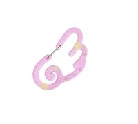 Kreativer Acryl Schlüsselanhänger Clip mit Sternflügel Design, tragbarer Karabinerhaken, Schlüsselhalter für Taschen, Schlüssel, Outdoor Dekorationen, dekoratives Karabiner Clip Zubehör