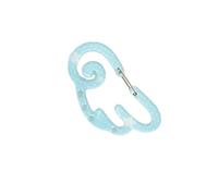 Kreativer Acryl Schlüsselanhänger Clip mit Sternflügel Design, tragbarer Karabinerhaken, Schlüsselhalter für Taschen, Schlüssel, Outdoor Dekorationen, dekoratives Karabiner Clip Zubehör