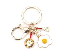 Kreativer Schlüsselanhänger Für Frauen, Lustiger Eierbrat-Pfannen-Design, Ideal Als Geburtstagsgeschenk Für Die Freundin, Kleine Geschenke Für Frauen, Wunderbare Freundschaftsgeschenke, Geschenke