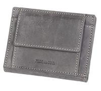 Kreditkartenbörse mit RFID Folie, Kreditkartenetui aus Echtleder, Herren und Damen Karten Lederetui mit Münzfach, 1 Scheinfach und 3 Kartenfächer für EC / Kreditkarten, Brieftasche ca. 11 x 8,5 cm