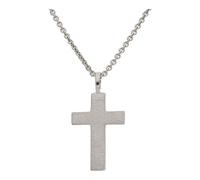 Kreuz Anhänger 925 Silber Eismatt rhodiniert JL20-02-1348 JuwelmaLux