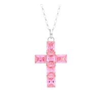 Kreuz Anhänger Silber 925 Zirkonia rosa JL10-02-1986 JuwelmaLux