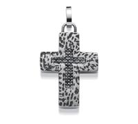 Kreuzanhänger ADELIA´S "Herren Edelstahl Kreuz Anhänger", silber, Schmuckanhänger, Herren, Edelstahl, für Herren (64165335-0) silber