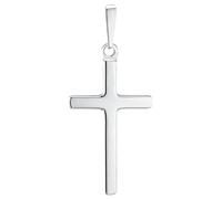 Amor Motivanhänger 925 Sterling Silber Unisex Damen Herren Anhänger, 2,9 cm, Silber, Kreuz, Kommt in Schmuck Geschenk Box, 2017516