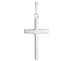 Kreuzanhänger AMOR "2017516", silber (silberfarben), Schmuckanhänger, Damen, Silber 925 (Sterlingsilber), 1,4 g, Made in Germany (71159769-0) silberfarben