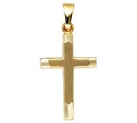 Kreuzanhänger JOBO "Anhänger Kreuz Goldkreuz 20 mm", gelbgold 333, Schmuckanhänger, Damen, Gelbgold 333, 333 Gold (16210511-0) gelbgold 333