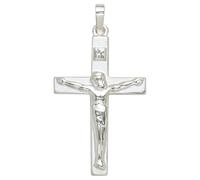 Kreuzanhänger JOBO "Anhänger Kreuz", silber (silber 925), Schmuckanhänger, Damen, Silber 925 (Sterlingsilber), 925 Silber (86884564-0) silber 925