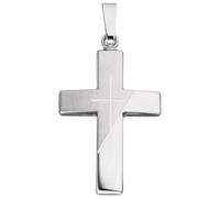 Kreuzanhänger JOBO "Anhänger Kreuz", silber (silber 925), Schmuckanhänger, Damen, Silber 925 (Sterlingsilber), 925 Silber (75753162-0) silber 925
