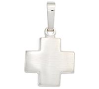 Kreuzanhänger JOBO "Anhänger Kreuz", silber (silber 925), Schmuckanhänger, Damen, Silber 925 (Sterlingsilber), 925 Silber (84731020-0) silber 925