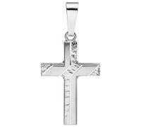 Kreuzanhänger JOBO "Anhänger Kreuz", silber (silber 925), Schmuckanhänger, Damen, Silber 925 (Sterlingsilber), 925 Silber (87412153-0) silber 925