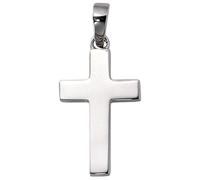 Kreuzanhänger JOBO "Anhänger Kreuz", silber (silber 925), Schmuckanhänger, Damen, Silber 925 (Sterlingsilber), 925 Silber (59506605-0) silber 925