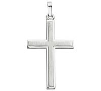 Kreuzanhänger JOBO "Anhänger Kreuz", silber (silber 925), Schmuckanhänger, Damen, Silber 925 (Sterlingsilber), 925 Silber (86343860-0) silber 925