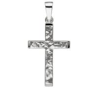 Kreuzanhänger JOBO "Anhänger Kreuz", weiß (weißgold 333), Schmuckanhänger, Damen, Weißgold 333, 333 Weißgold (28462912-0) weißgold 333