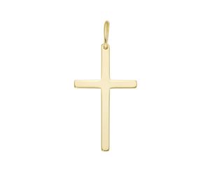 Kreuzanhänger LUIGI MERANO "Kreuz, Gold 585", gold, Schmuckanhänger, Herren, onesize, Gelbgold 585 (97777924-0) gold