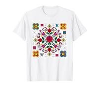 Kreuzstich Handarbeit T-Shirt