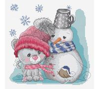 Kreuzstich-Set Luca-S - Die Katze und Freunde B1199