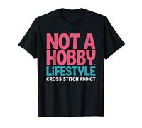 Kreuzstich Sticken Handarbeit T-Shirt