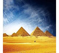 Kreuzstich Stickpackung Ägyptische Pyramidenlandschaft 11CT Full Range of Embroidery Starter Kit DIY Kinder Erwachsene Familie Dekoration 40x50cm