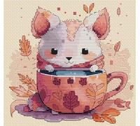 Kreuzstich Stickpackung Der warme Herbst, Zählmuster, 16x15cm