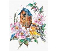 Kreuzstich Stickpackung Federiges Wunder Zählmuster