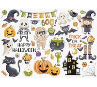 Kreuzstich Stickpackung Halloween Sampler, Zählmuster